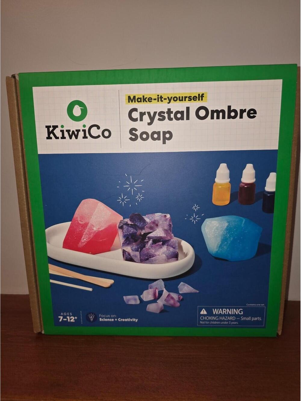 KiwiCo Crystal Ombre Soapmaking - Brand New Unopened Box